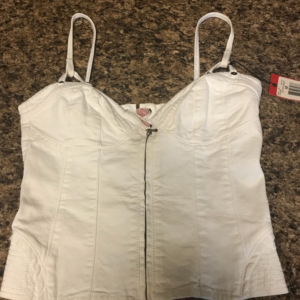 Guess Denim Corset/bustier top